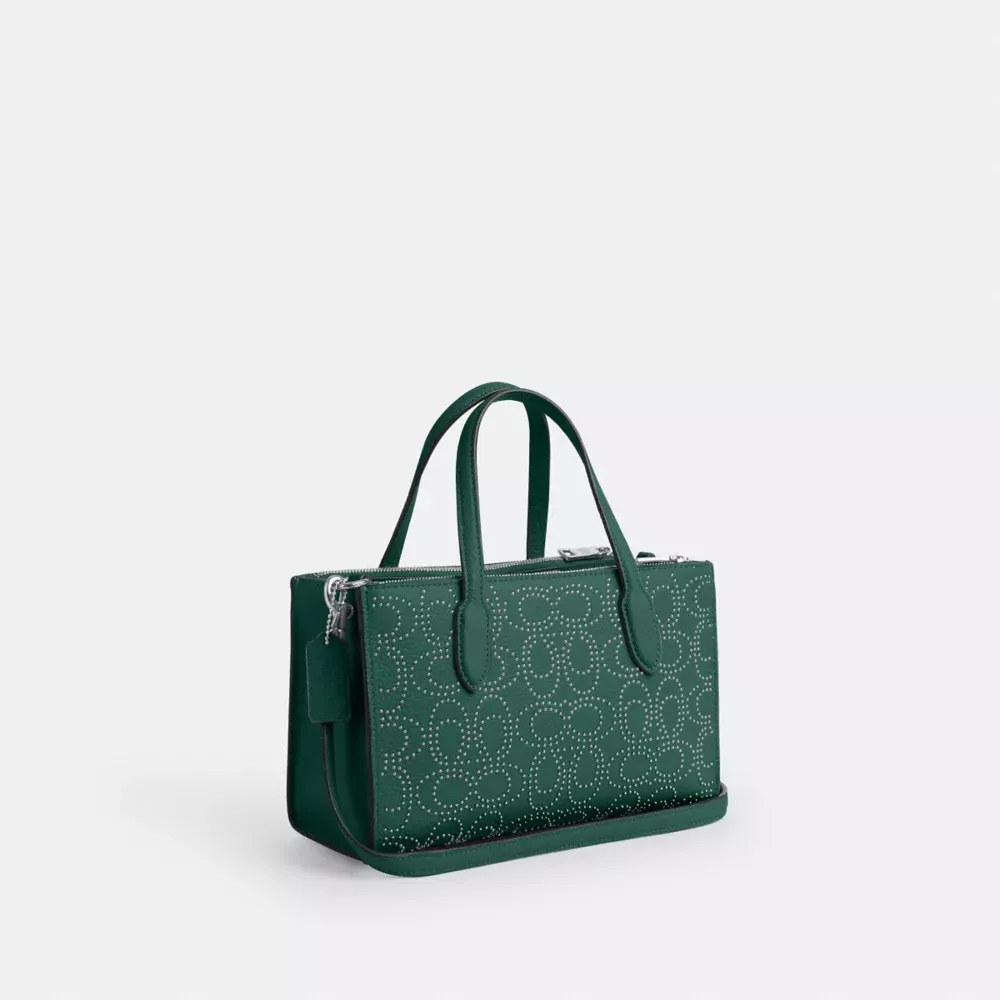 Nina Small Tote Bag With Signature Rivets
