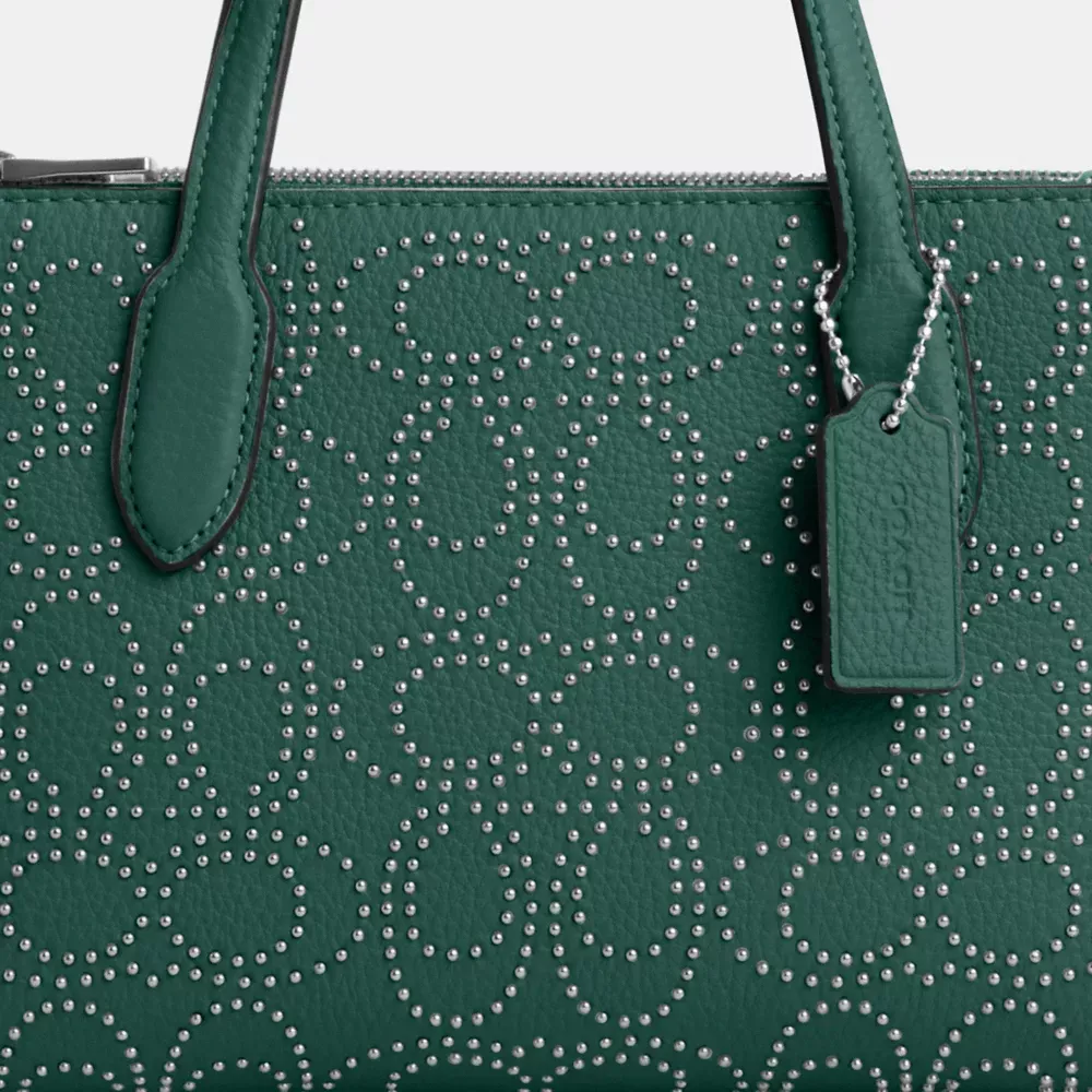 Nina Small Tote Bag With Signature Rivets