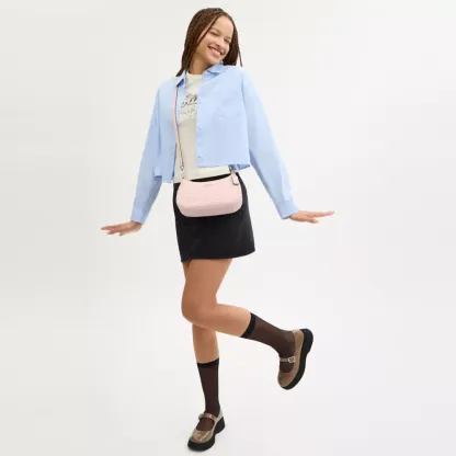 Teri Shoulder Bag In Signature Leather