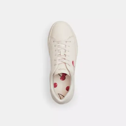 High Line Sneaker With Cherry Print