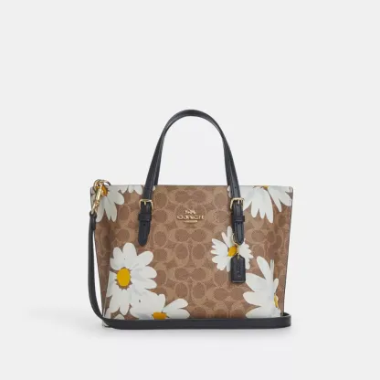 Mollie Tote Bag 25 In Signature Canvas With Floral Print