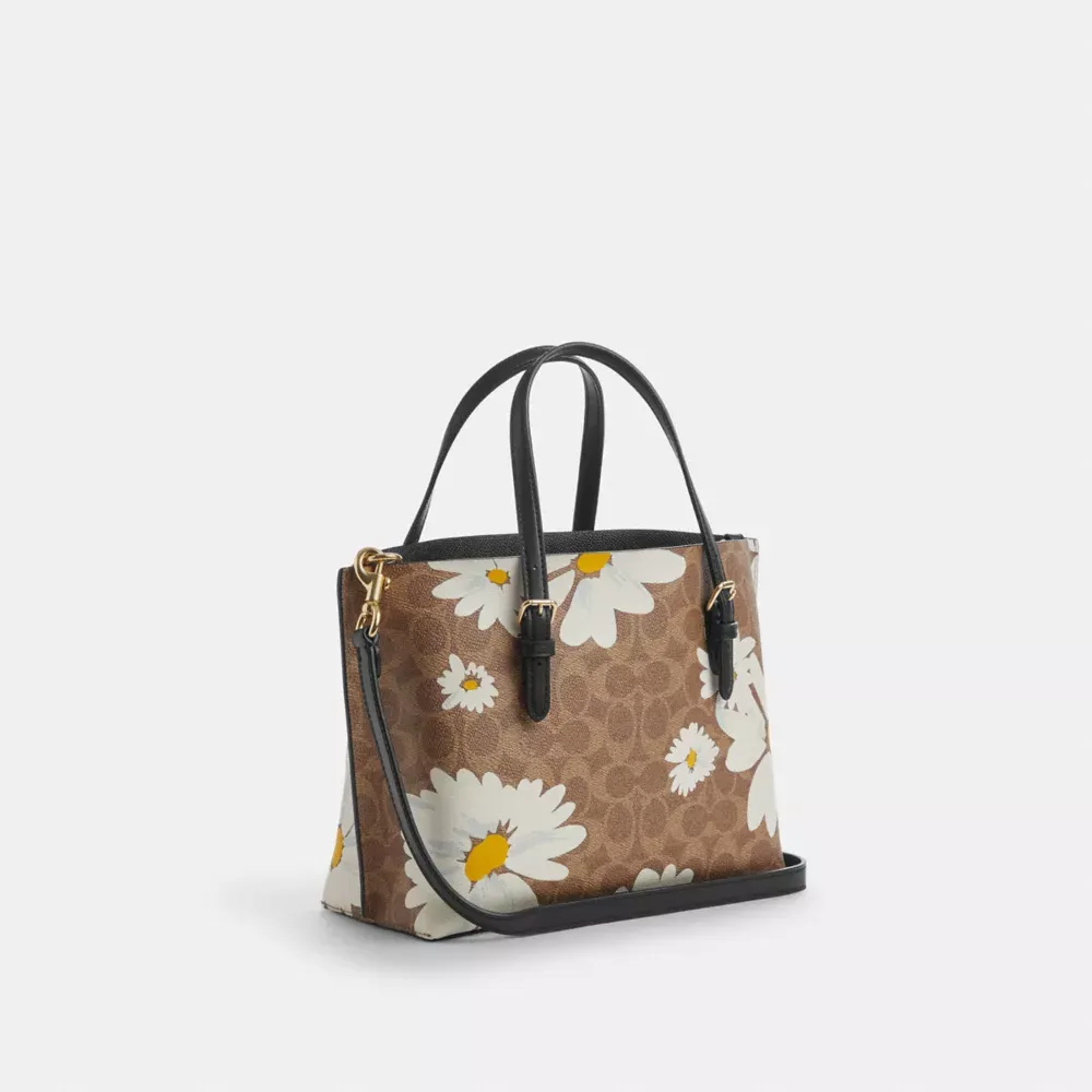 Mollie Tote Bag 25 In Signature Canvas With Floral Print