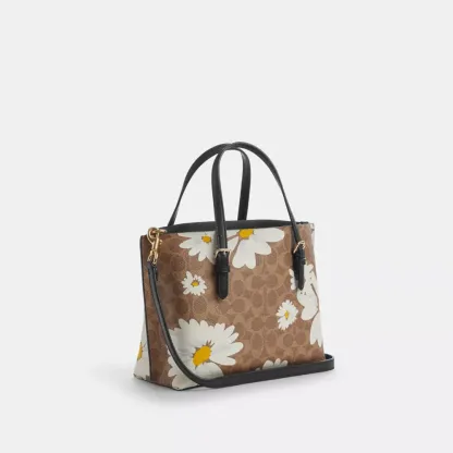 Mollie Tote Bag 25 In Signature Canvas With Floral Print