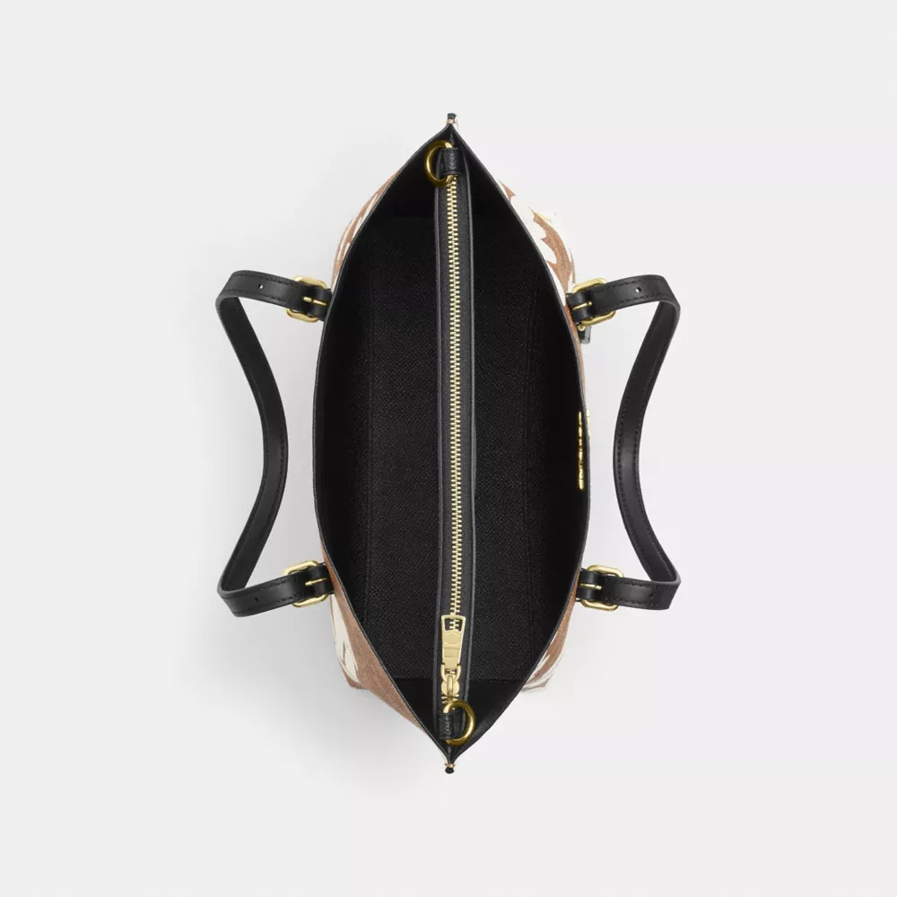 Mollie Tote Bag 25 In Signature Canvas With Floral Print