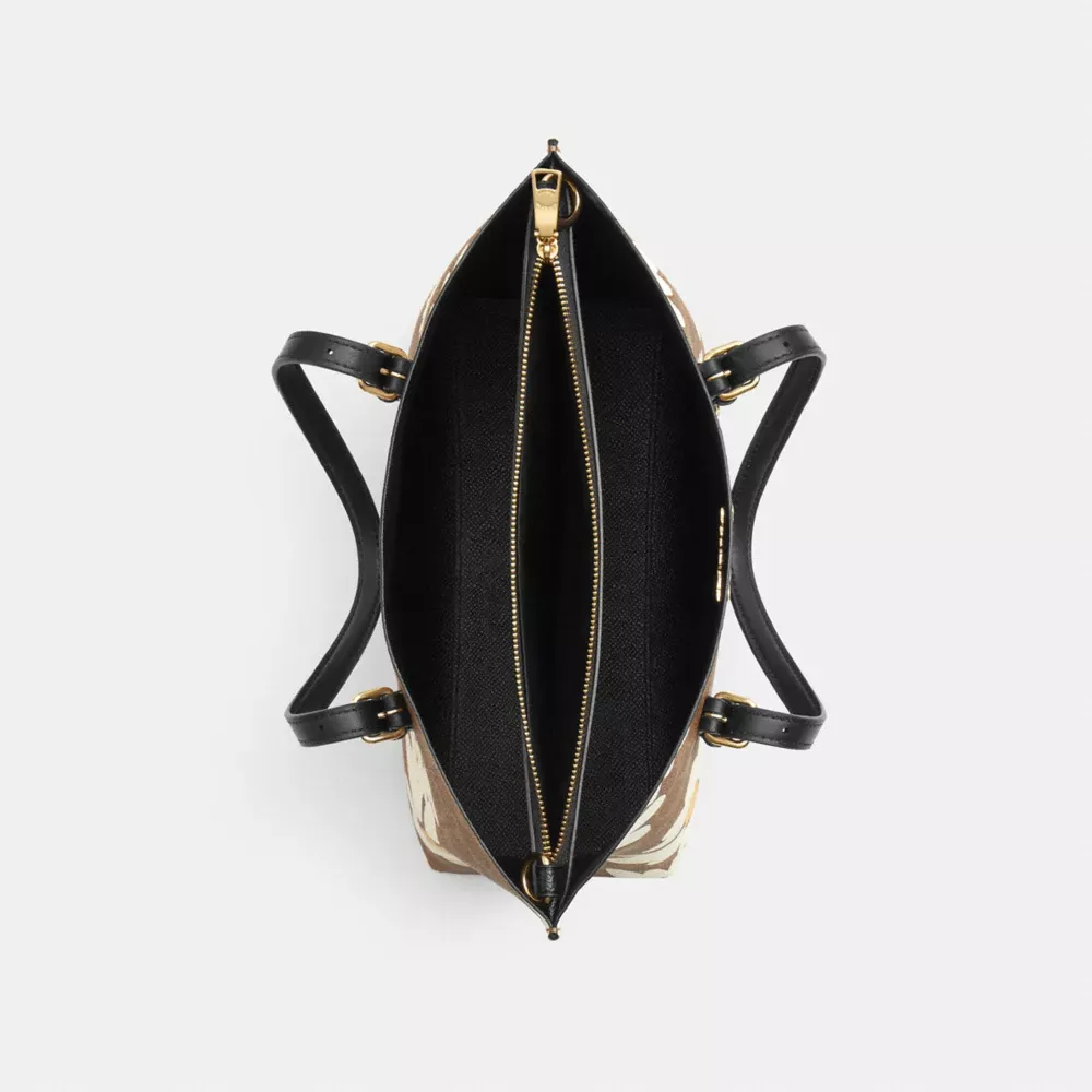 Mollie Tote Bag 25 In Signature Canvas With Floral Print