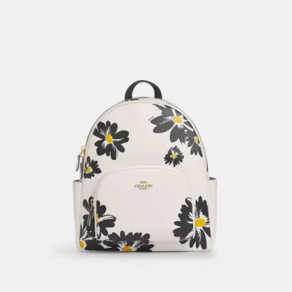 Court Backpack With Floral Print