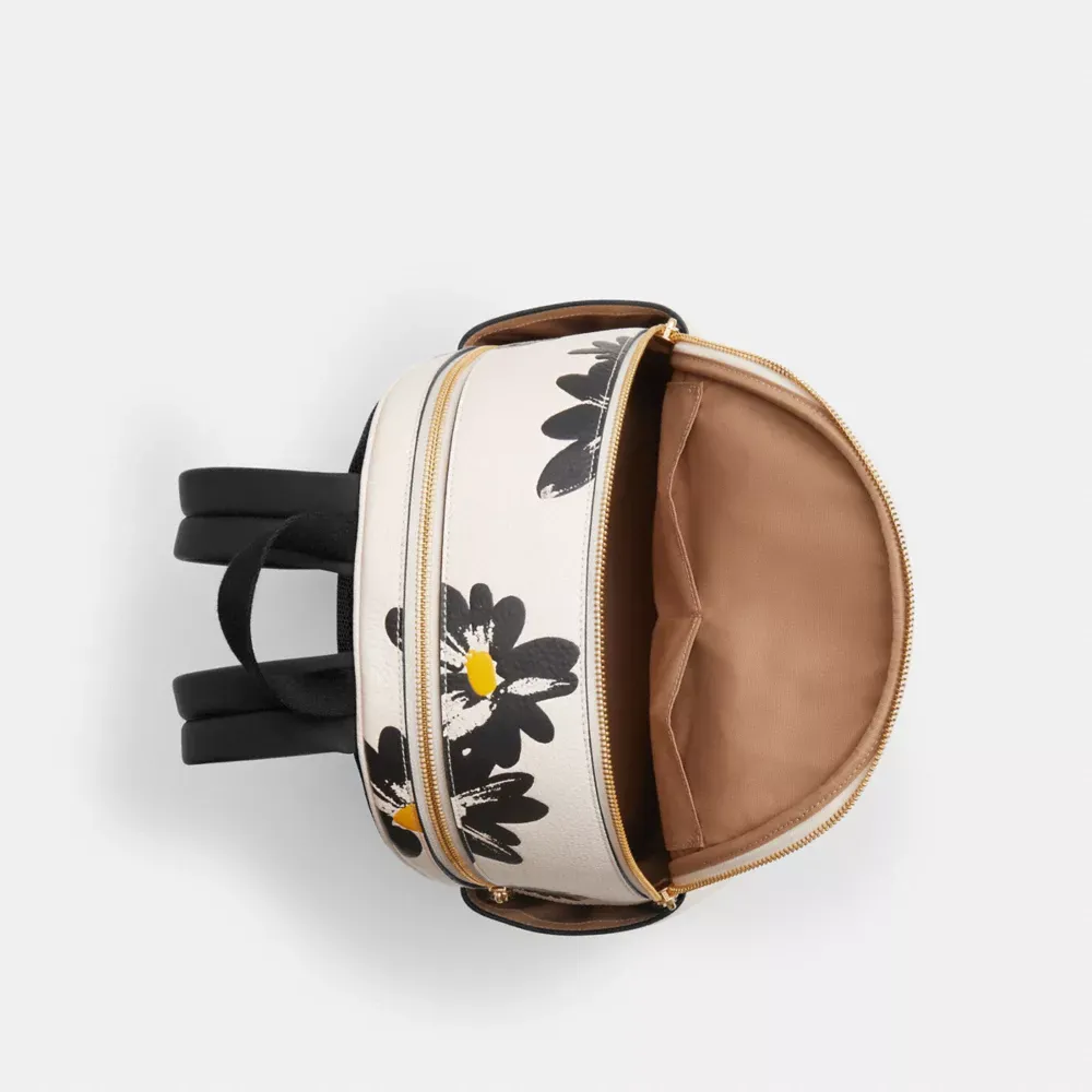 Court Backpack With Floral Print