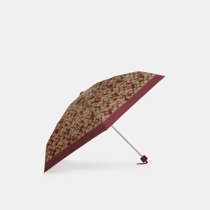 Uv Protection Mini Umbrella In Signature Cherry Print