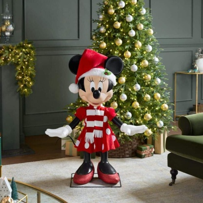 4 ft. Animated Holiday Minnie Mouse A6