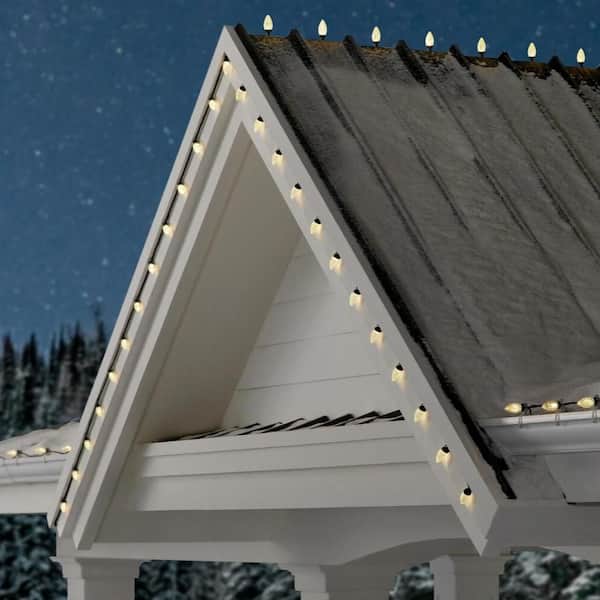 100 Count Warm White Faceted C9 LED Lights