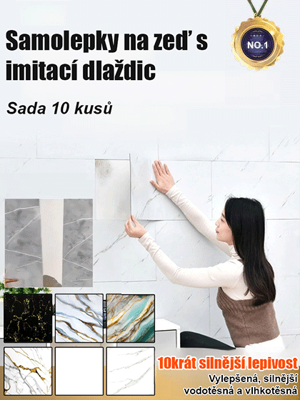 Imitace keramických dlaždic nálepky na zeď