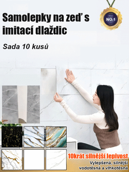 Imitace keramických dlaždic nálepky na zeď