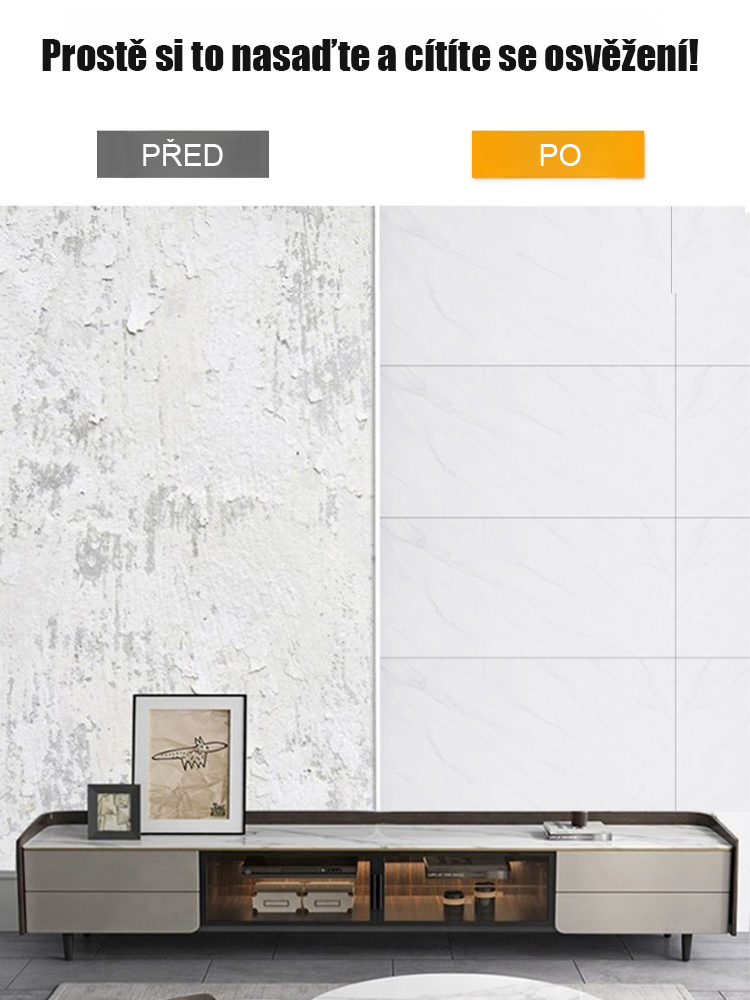 Imitace keramických dlaždic nálepky na zeď