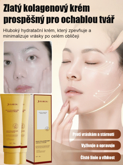 【3 dny bez vrásek】Zlatý kolagen proti vráskám krém