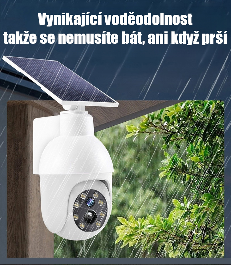 Simulovaná monitorovací kamera pouliční osvětlení