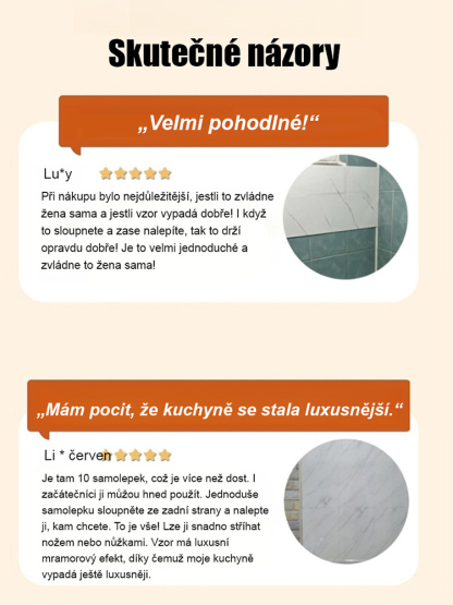 Imitace keramických dlaždic nálepky na zeď