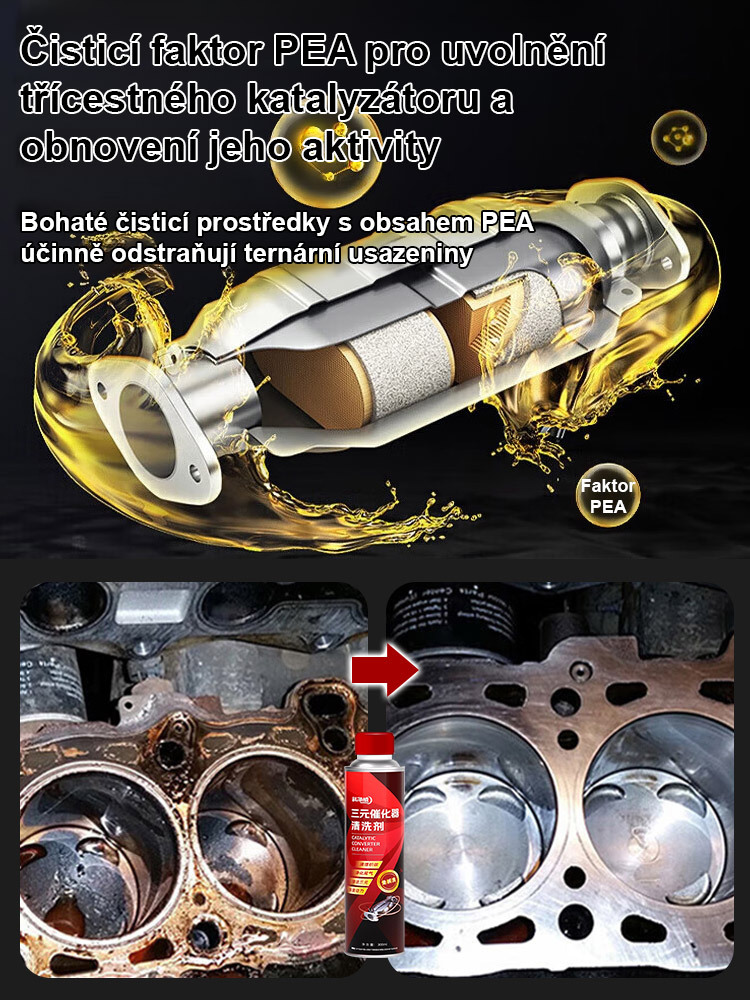Špičkový výkonný třícestný čistič katalyzátoru