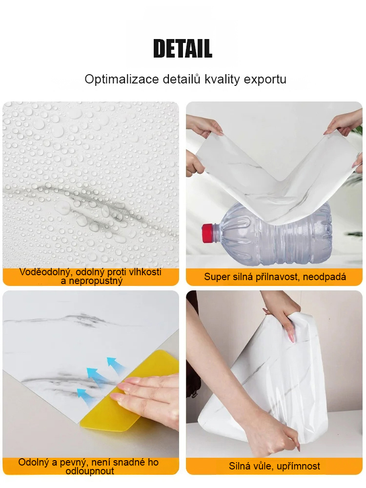 Imitace keramických dlaždic nálepky na zeď