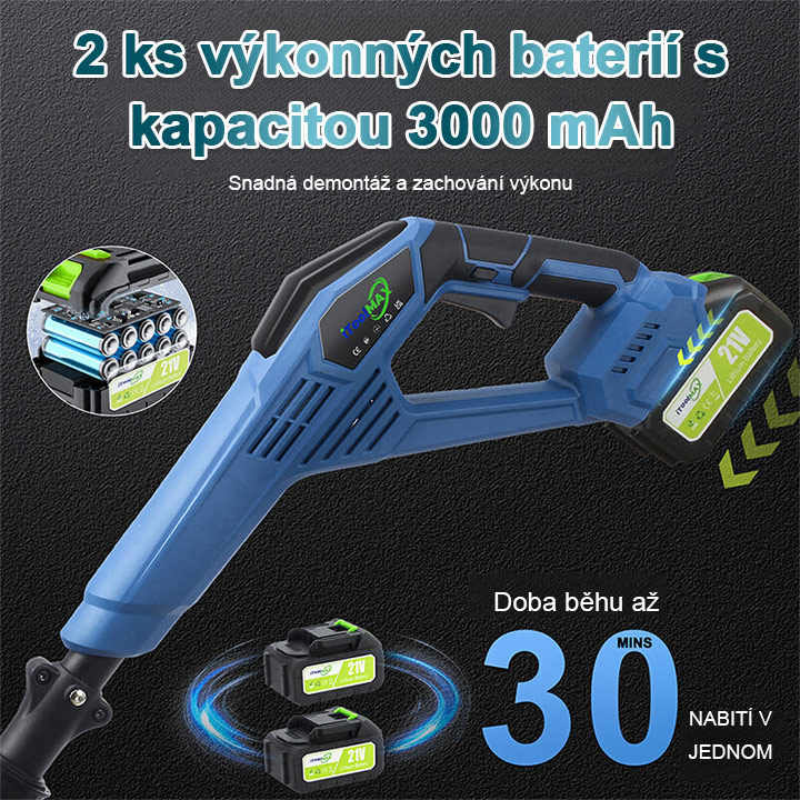 【Jeden člověk snadno odstraní sníh】Sněhová fréza na lithiové baterie