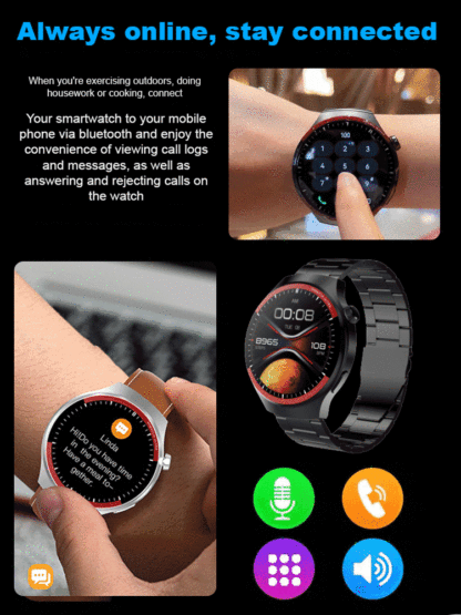 Chytrý zdravotní hodinky s neinvazivním měřením cukru a tlaku