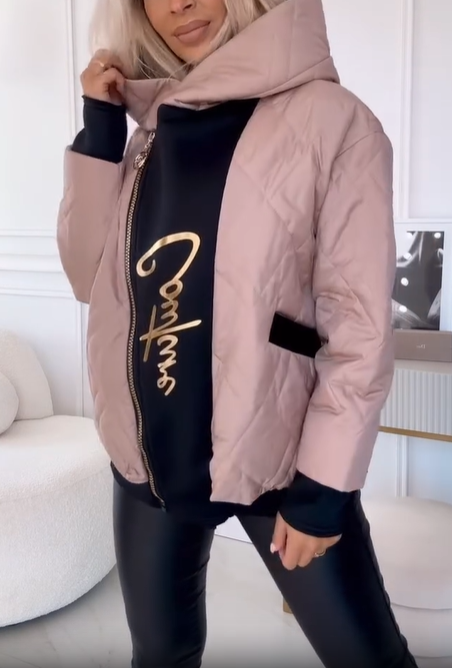 Zip - Up Hooded Coat