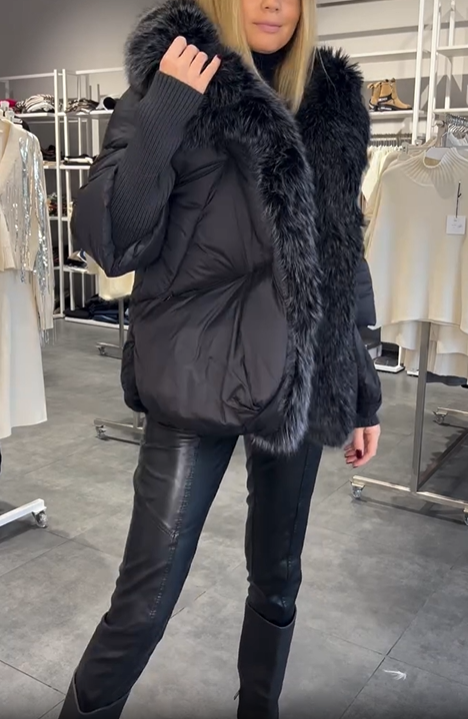 Faux Fur - Trimmed Down Jacket