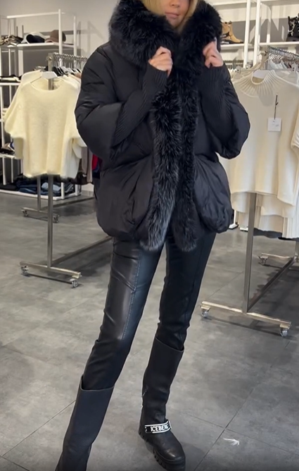 Faux Fur - Trimmed Down Jacket