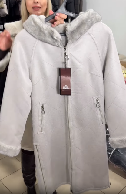 Reversible Faux Fur and Suede - Style Coat