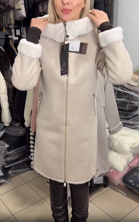 Reversible Faux Fur and Suede - Style Coat