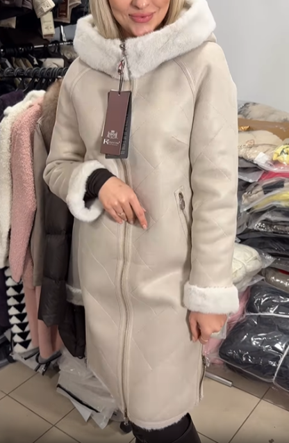 Reversible Faux Fur and Suede - Style Coat