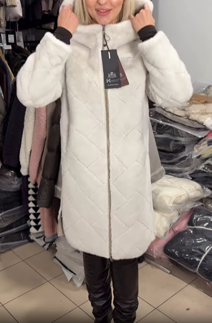 Reversible Faux Fur and Suede - Style Coat