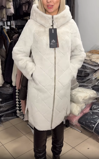 Reversible Faux Fur and Suede - Style Coat