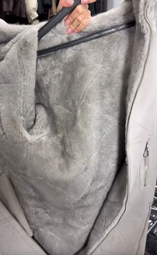 Reversible Faux Fur and Suede - Style Coat