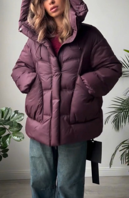 Puffy Hooded Puffer Jacket