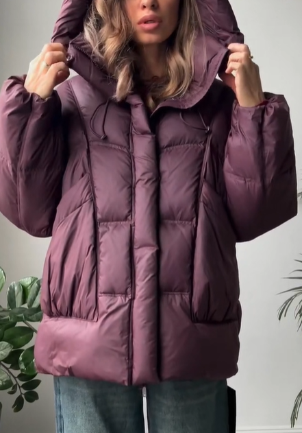 Puffy Hooded Puffer Jacket