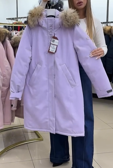 Hooded Parka with Faux Fur Trim