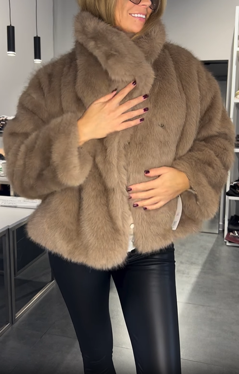 Short Faux Fur Jacket