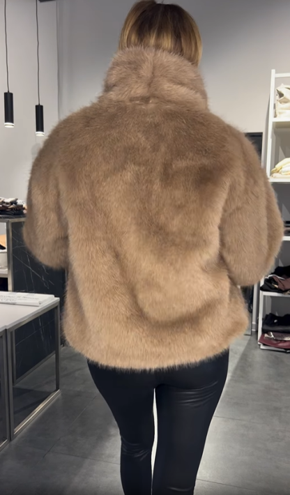 Short Faux Fur Jacket