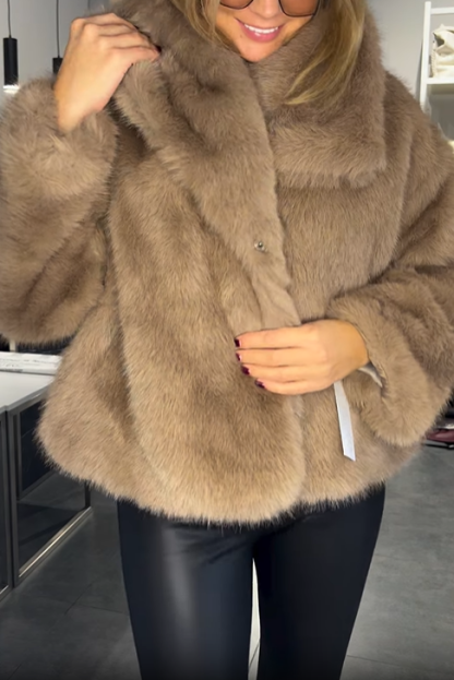 Short Faux Fur Jacket