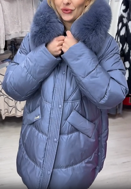 Hooded Diamond-Quilted Puffer Coat