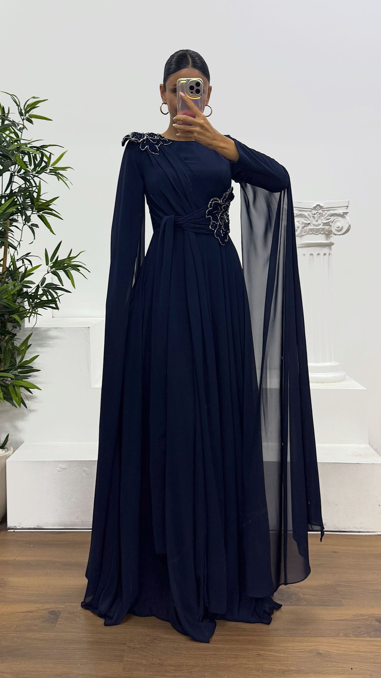 Chiffon Hijab Evening Dress