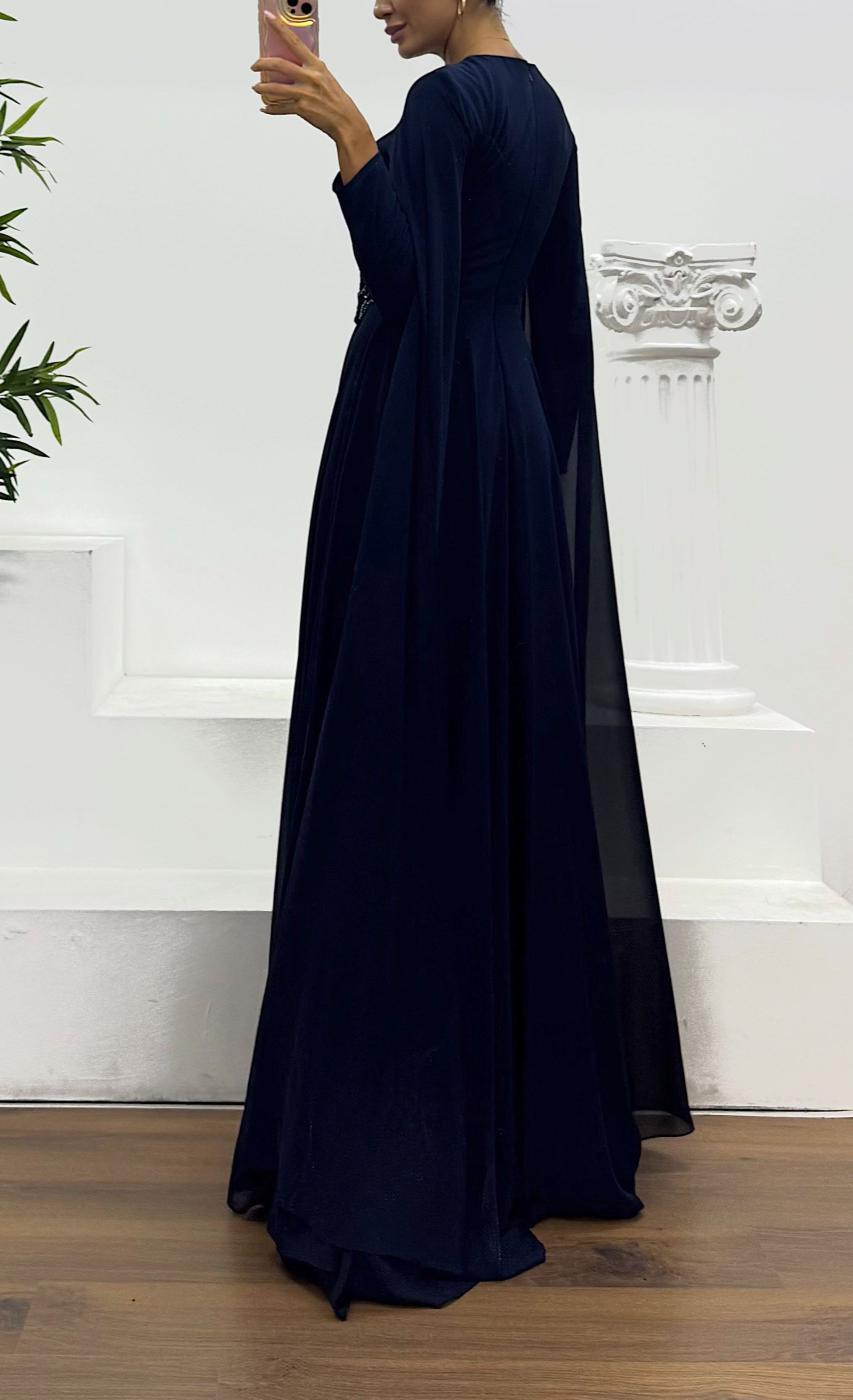 Chiffon Hijab Evening Dress