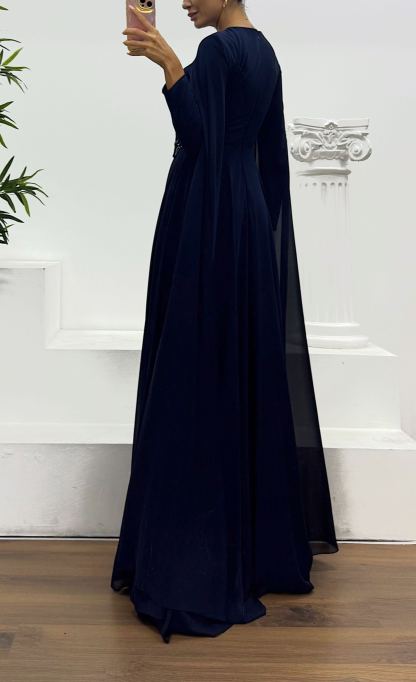 Chiffon Hijab Evening Dress