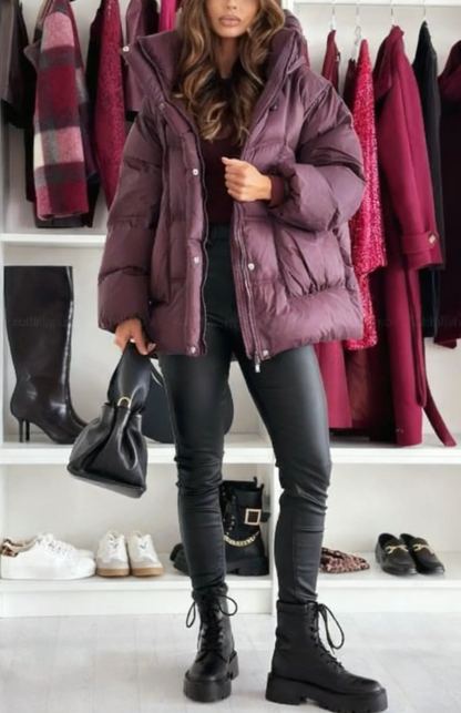 Puffy Hooded Puffer Jacket