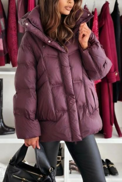 Puffy Hooded Puffer Jacket