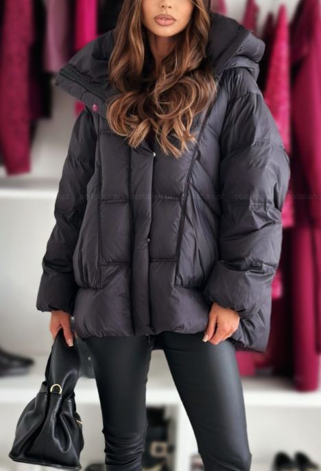 Puffy Hooded Puffer Jacket