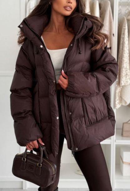 Puffy Hooded Puffer Jacket
