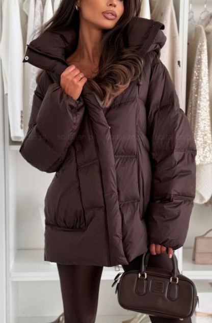 Puffy Hooded Puffer Jacket