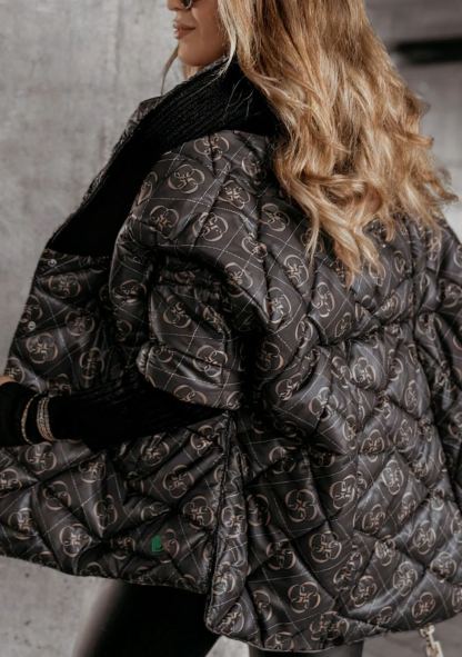 Burgundy Oversized Hooded Jacket