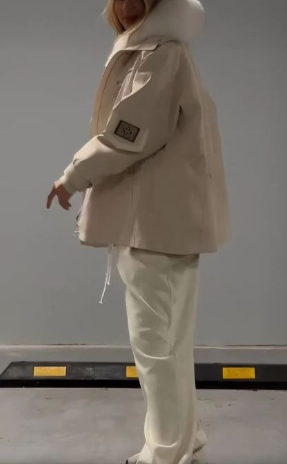 Faux Fur Lined Multifunctional Parka